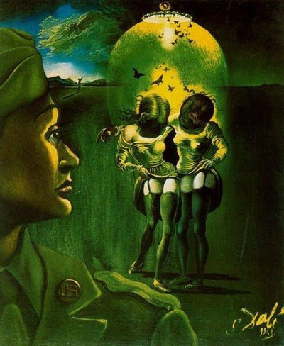 Salvador Dali in WWII Art