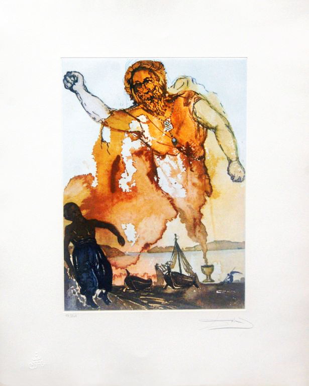 Aladdin's Giant by Salvador Dali Hand Signed – Baterbys Art
