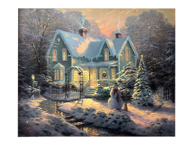 Blessing of Christmas by Thomas Kinkade Limited Edition 700 G/P Canvas