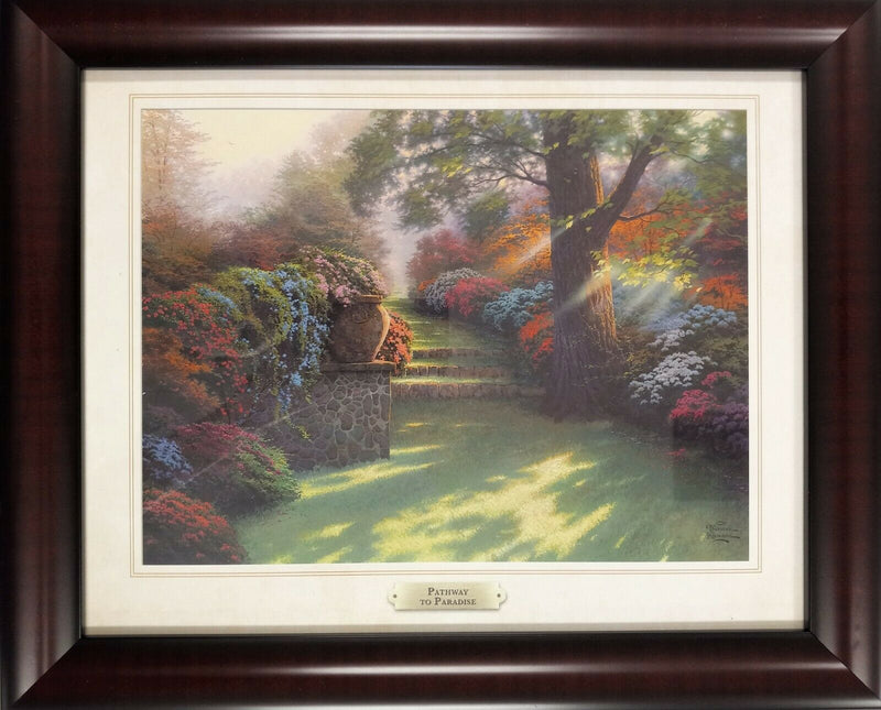 Pathway To Paradise By Thomas Kinkade - 2011 Signed In Plate Offset Lithograph