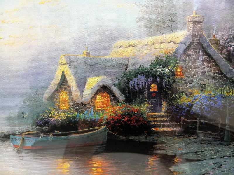 Lochaven Cottage By Thomas Kinkade - 2011 Signed In Plate Offset Lithograph