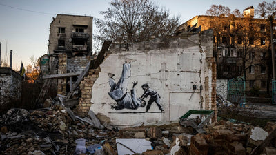 Banksy spotted in Ukraine?