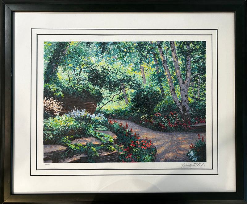 Rock Garden Path Miles Schaefer Serigraph