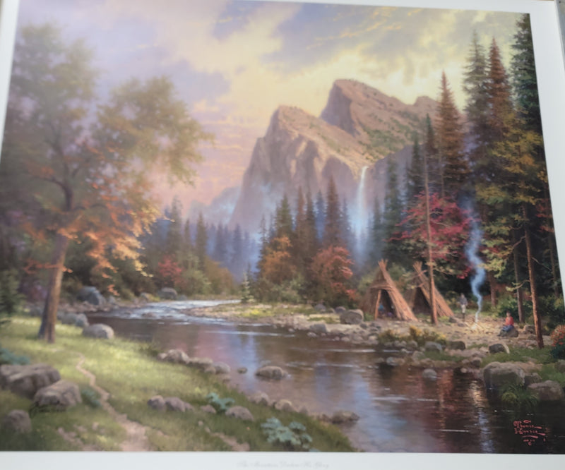 Mountains Declare His Glory (Small) by Thomas Kinkade Limited Edition