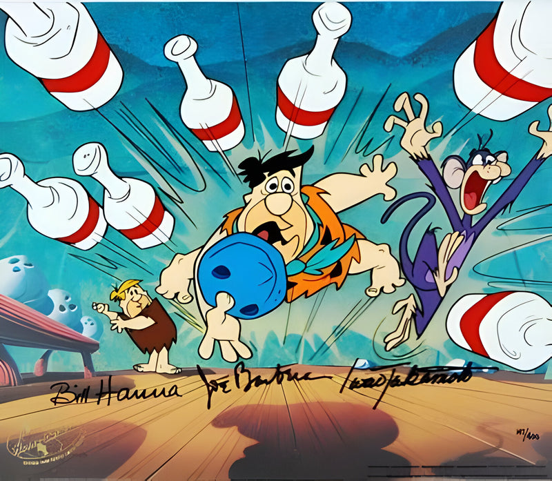The Flintstones: Kingpin by Hanna-Barbera Studios - Hand Signed