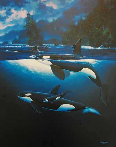 Northen Waters by Robert Wyland Serigraph on Paper
