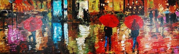 City Reflections by Elena Bond UNFRAMED Giclee