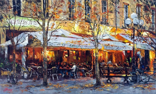 Café des Artes by Elena Bond UNFRAMED Giclee