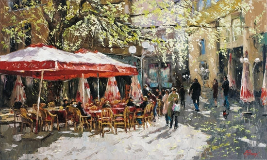 Parisiene Spring by Elena Bond UNFRAMED Giclee
