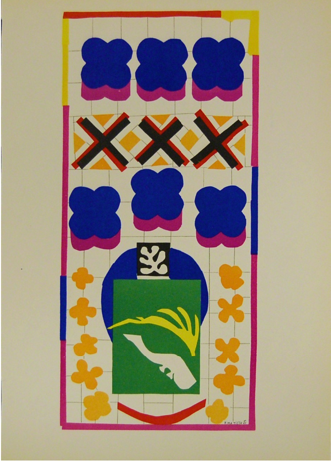 Poissons Chinois by Henri Matisse Framed Geometric Art Print
