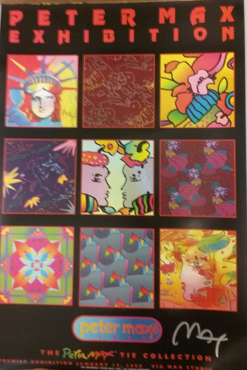 Peter Max Memorabilia: Peter Max Poster (Hand Signed by Peter Max)