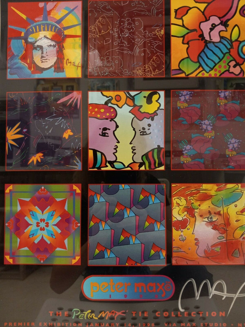 Peter Max Memorabilia: Peter Max Poster (Hand Signed by Peter Max)