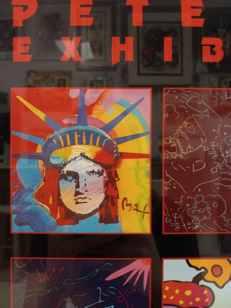 Peter Max Memorabilia: Peter Max Poster (Hand Signed by Peter Max)