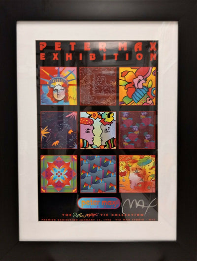 Peter Max Memorabilia: Peter Max Poster ( Hand Signed by Peter Max )