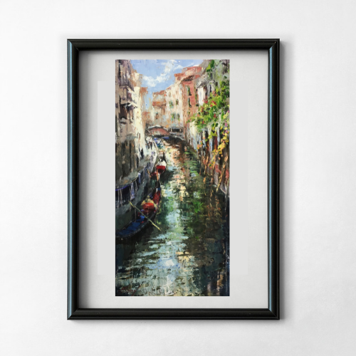 Fragrant Venice (Venice Series) - Elena Bond- Framed Decorative Art Work