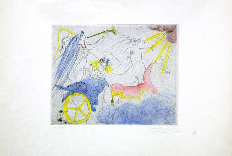 Euterpe (Goddess of Music) Salvador Dali Hand Signed