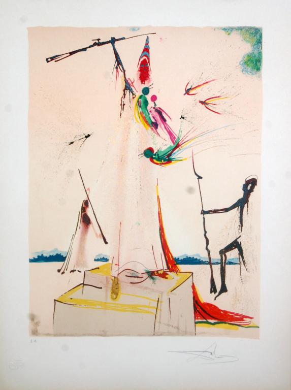 La Victoire (Victory) Salvador Dali Hand Signed