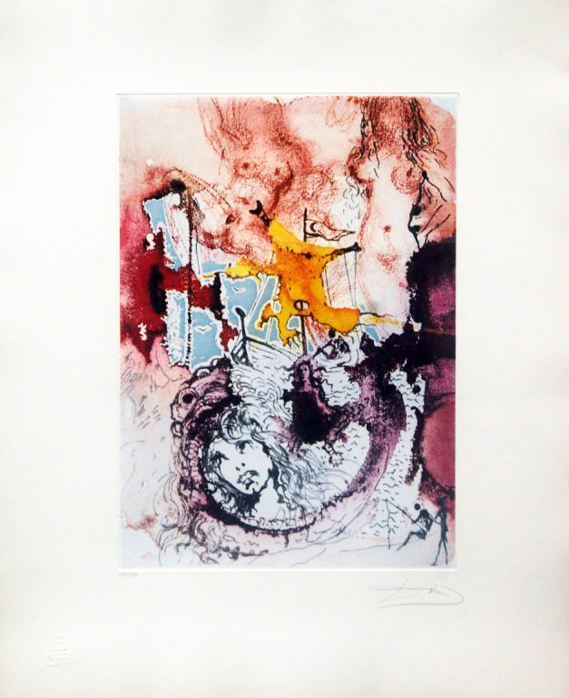 Mayflower by Salvador Dali Hand Signed