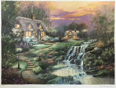 Falls Cottage By Andrew Warden Original Framed Print Hand Signed Edition of 25