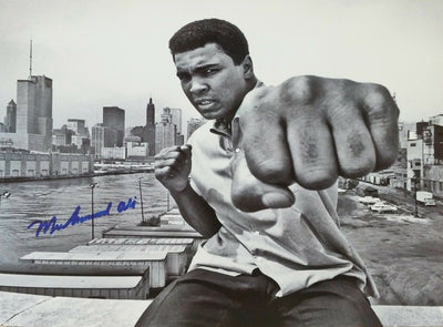 Muhammad Ali On Rooftop Punching (Singed)