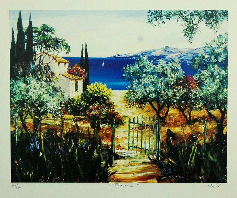 Provence by Duaiv - Original Framed Print Hand Signed Edition Of 300