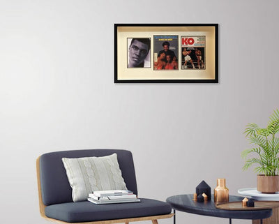 Black and White Photograph of Muhammad Ali Framed Sports Memorabilia