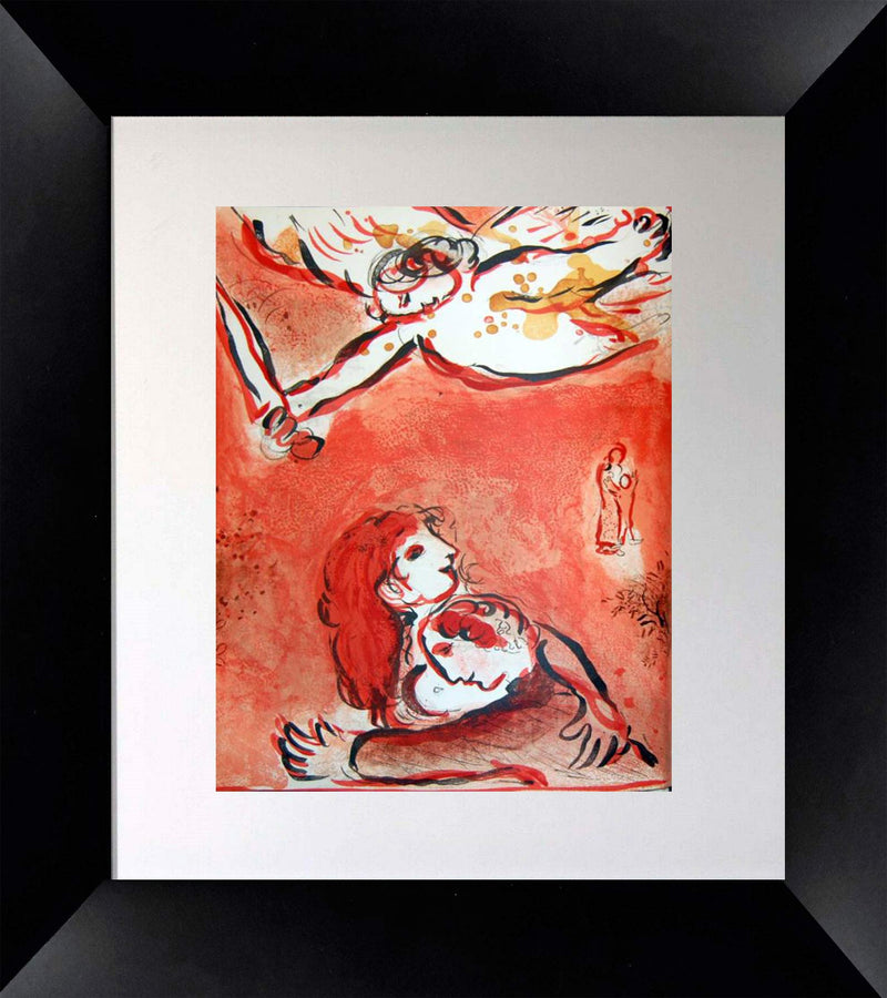Heaven by Marc Chagall Original Color Lithograph