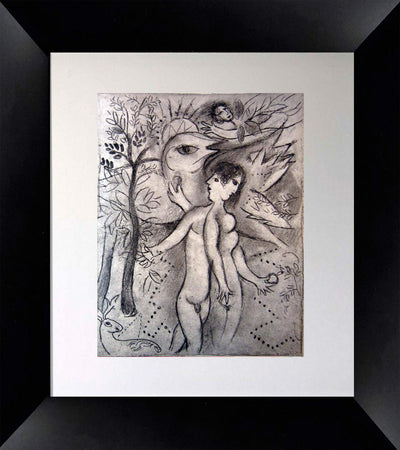 Eden by Marc Chagall Original Lithograph on paper