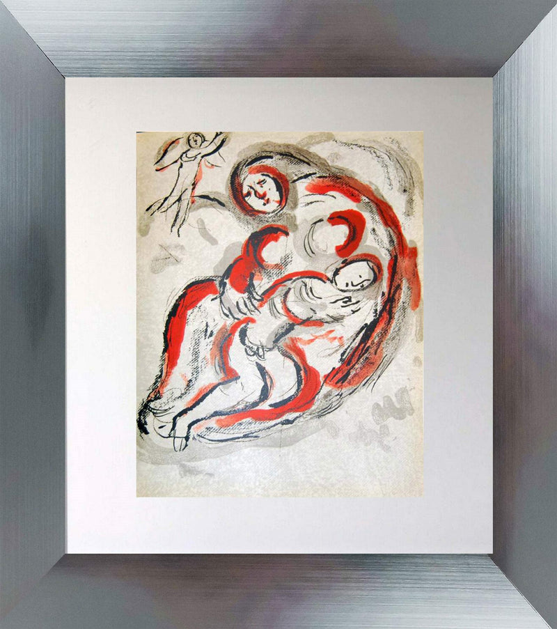 Agar in the Desert by Marc Chagall Original Color Lithograph