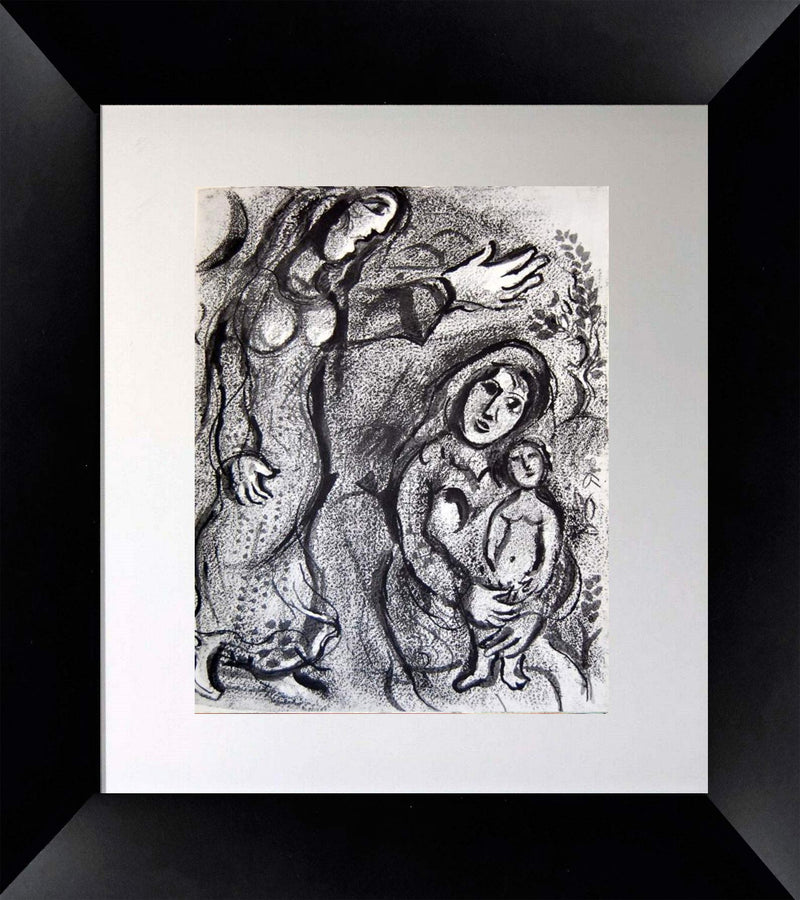 Agar Chassee / Agar In The Desert by Marc Chagall Original Lithograph 1960