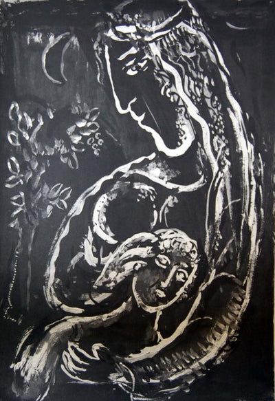 Agar In The Desert by Marc Chagall Original Lithograph 1960