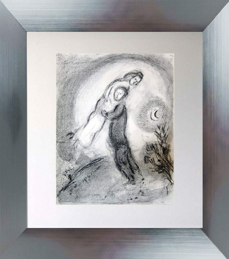 Sichem Removed Dina by Marc Chagall Original Lithograph 1960