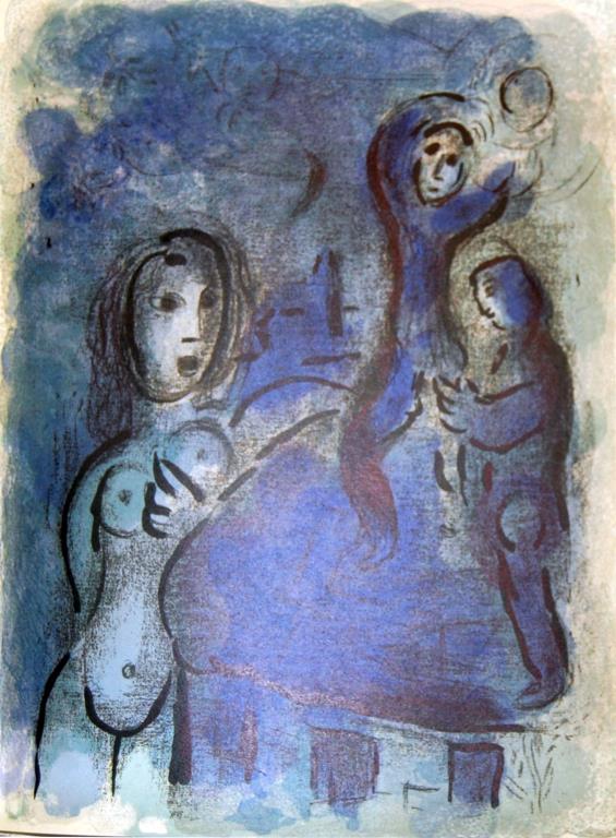 Rahab Et Les Espions De Jericho (Rahab And The Spies Of Jericho) by Marc Chagall