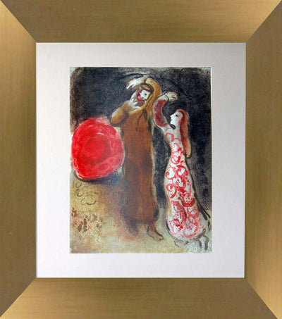 The Meeting of Ruth And De Booz by Marc Chagall