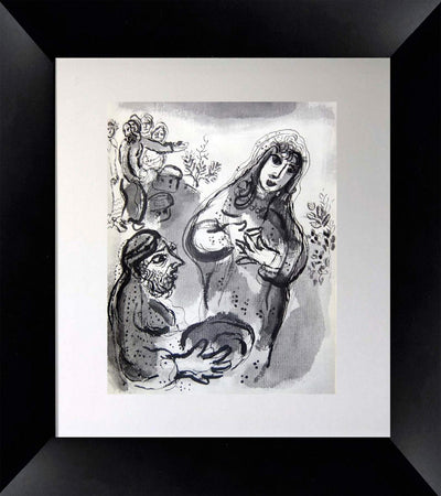 Elkana And Anne / Birth of Samuel by Marc Chagall