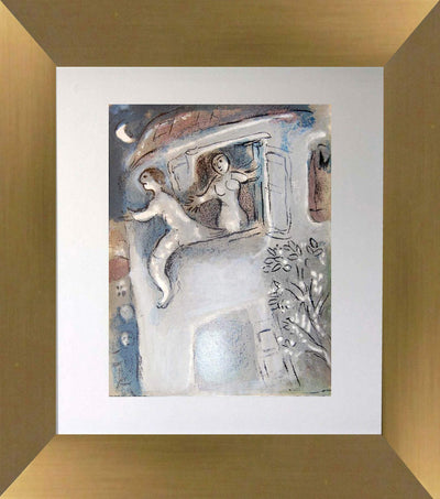 David Is Saved By Mical by Marc Chagall