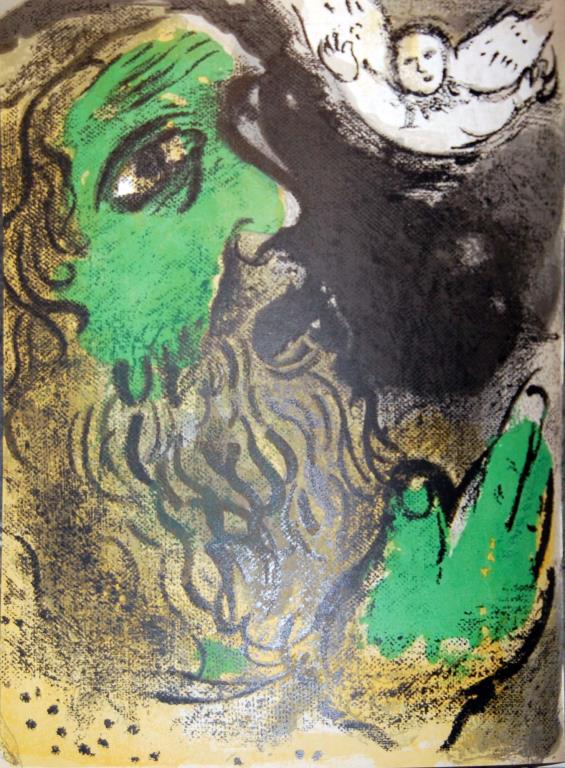 Job in Stones by Marc Chagall