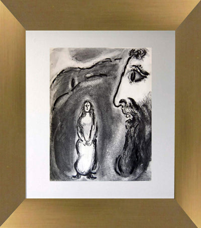 Michele Speaks To A Girl From Zion by Marc Chagall