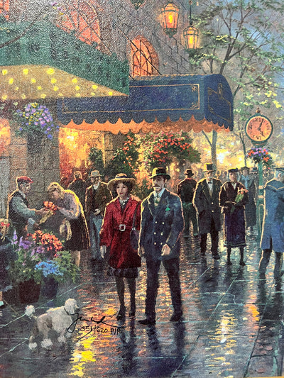 New York 5th Ave by Thomas Kinkade Limited Edition on Canvas