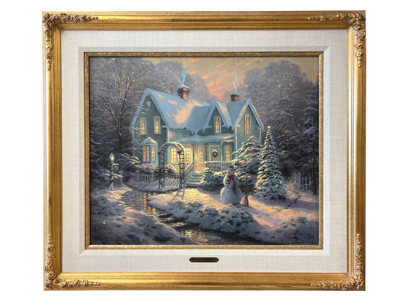 Blessing of Christmas by Thomas Kinkade Limited Edition 700 G/P Canvas