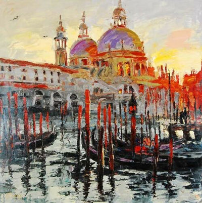 Majestic Gondolas By Elena Bond