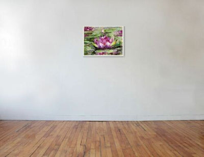 Fuchsia Lily By Elena Bond - Fine Art Flower On Canvas