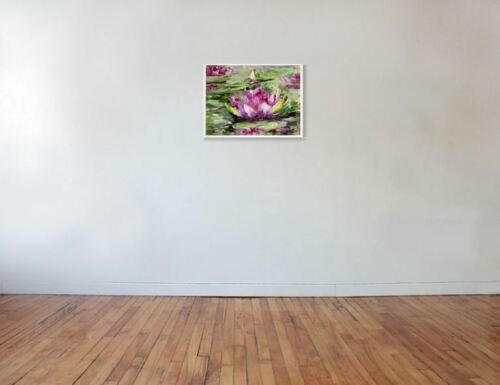 Fuchsia Lily By Elena Bond - Fine Art Flower On Canvas