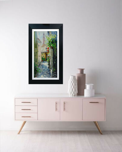 The Court Yard By Elena Bond - Framed Fine Art 