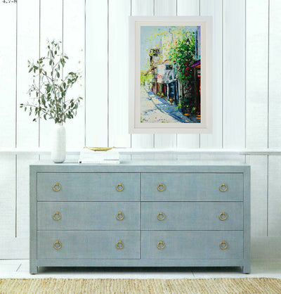 Quiet Street By Elena Bond - Framed Fine Art