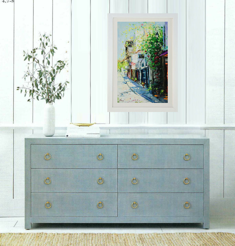 Quiet Street By Elena Bond - Framed Fine Art