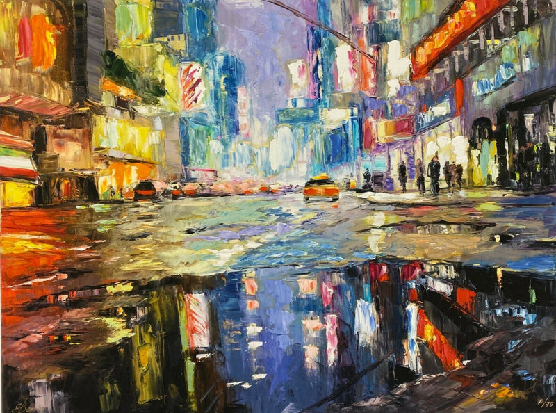 Urban Reflections By Elena Bond - Decorative Framed Fine Art 