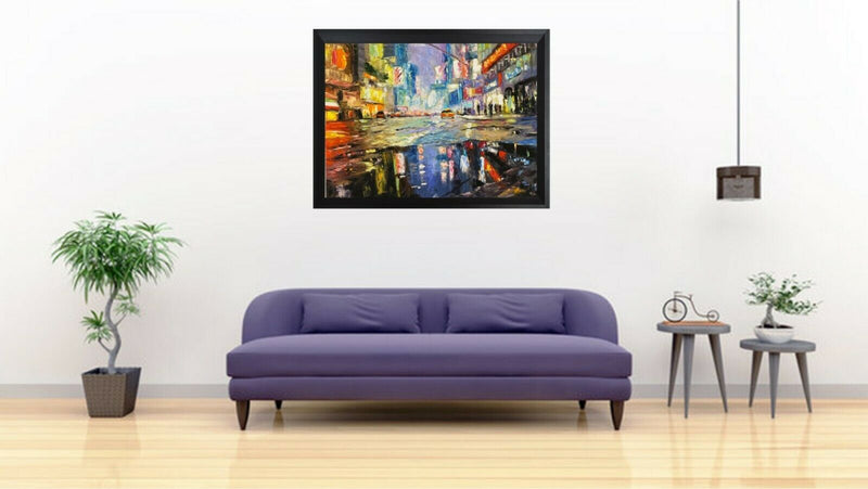 Urban Reflections By Elena Bond - Decorative Framed Fine Art 