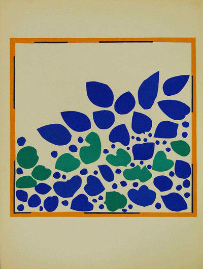 Lierre (Ivy) By Henri Matisse (1948) - Original Framed Art Print Hand Signed