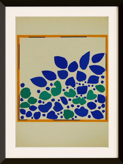 Lierre (Ivy) By Henri Matisse (1948) - Original Framed Art Print Hand Signed